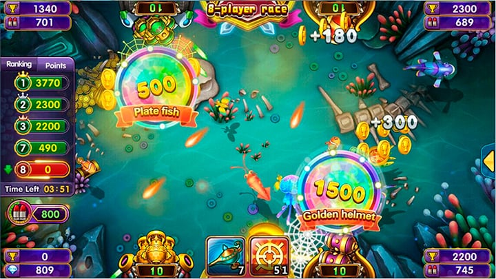 รีวิวเกมยิงปลา